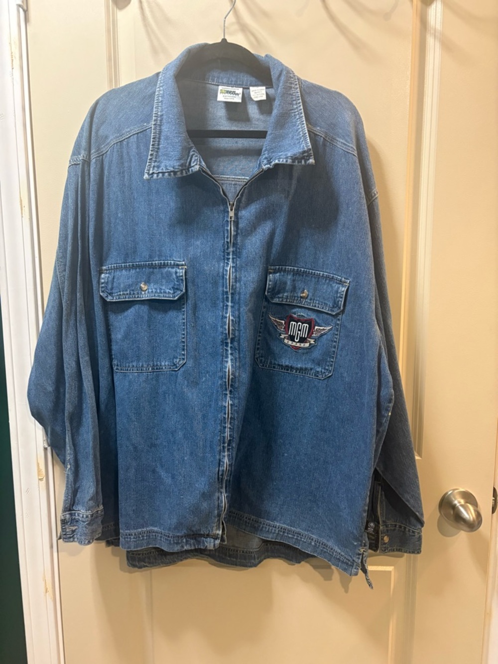 Vintage MGM Grand Jean Zip Up Jacket